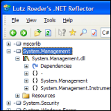 Screenshot of .NET Reflector (taken from Lutz Roeder's site)